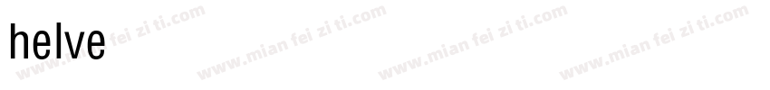 helvetica thin字体转换